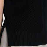 sleeveless turtleneck sweater